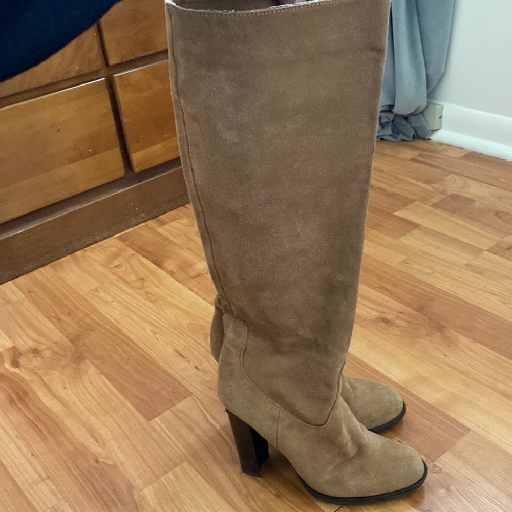 Michael kors 3.5” heel knee high boots size 5.5 real leather